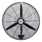 Hims TRNHL HEF D750-75 cm Siyah Sanayi Tipi Duvar Tipi Vantilatör