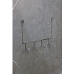 HIMYHOME Lif Askılığı - Tüm Şampuanlıklara Uyumlu Krom Banyo Köşeliği Askısı Düzenleyici Havluluk