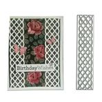 hinana hi a Çizgili Izgara Bordür Metal Kalıp Kesimleri, Grite Dantel Kenar Çerçeve Kesme Kalıpları Kendin Yap Albüm Defteri Fotoğraf Dekoratif Kabartma Kağıdı Scrapbooking Kart Yapımı için Kalıplar