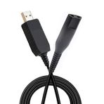 Hincore Braun Series 1 3 5 7 9 elektrikli tıraş makinesi için 12 V USB tıraş makinesi şarj cihazı 3040s 310s 340S 3050cc; 5190cc 5030s 5040s; 740S 7865cc 790cc; 9290ccm 9095ccm Braun Series 3 77 ile