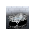 Hinora Hürrem Oval Orta Tepsi Aynalı Metal Kulplu Kahve Sunumluk Çikolata Tepsisi Gümüş 44x26 Cm
