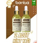 Hint Yağı 2 Adet 20 ml - %100 Saf Soğuk Sıkım Saç, Kaş, Kirpik Güçlendirici & Nemlendirici Bakım Yağı