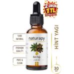 Hint Yağı (Castor Oil) Soğuk Sıkım Sabit Yağ 30 ml Damlalıklı Cam Şişe