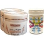Hintohu Three Brand 100ML Arnavut Aklık Kremi 2AD+FOOT Carecream 50ML Ayak Bakım Kremi Naneferahlığ