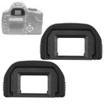 Hioip Canon EF mercek için 2 adet vizör başlığı, vizör kamerası, Canon EOS 300D 350D 400D 450D 500D 550D 600D 1000D 1100D 700D 100D 100D için vizör yerine geçer (siyah