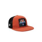 Hip Hop Kids Kaplan Logolu Kiremit-Siyah Çocuk Trucker Şapka