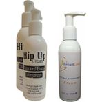 Hip Up Hipup Kalça Kaldırma,büyütme,sıkılaştırıcı Krem 120 ml 2AD+BREASTGAIN Toparrlayıcı Göğüs Bakım Kremi 3 - Paket