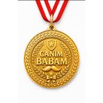 HiperAD Reklam CANIM BABAM HEDİYE MADALYASI Metal | BABALAR GÜNÜ MADALYASI ALTIN MADALYA