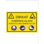 HiperAD Reklam Dikkat Fabrika Alanı Koruyucu Malzemeni Kullan Dekota – 3 mm Forexı 25 × 35 - 1