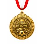 HiperAD Reklam Futbol Turnuvası Şampiyon Altın Madalya Metal | Ödül Madalyası 1.lik madalyası spor ödülü