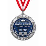 HiperAD Reklam MASA TENİSİ TURNUVASI İKİNCİLİK MADALYASI Metal | Ödül Madalyası İKİNCİLİK Yarışma Okul Spor Tören MASA TENİSİ