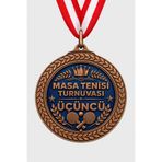 HiperAD Reklam MASA TENİSİ TURNUVASI ÜÇÜNCÜLÜK MADALYASI Metal | Ödül Madalyası ÜÇÜNCÜLÜK BRONZ Yarışma Okul Spor Tören MASA TENİSİ