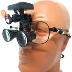 Hiperlupa LT355 Sabit Büyüteç Gözlük Ttl 3.5x Siyah 5W LED Lambal Ince Çerçeve Dental Loupe Gözlük