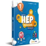 HiperZeka 7. Sınıf Haftalık Hep Matematik Denemeleri 40 Adet Sınav Bilgisi ile Pratik Yap