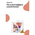 HiPet Köpekler için Deri ve Tüy Sağlığını Destekleyen Çiğnenebilir Tablet – Zerdeçal, Omega 3-6, E Vitamini, 90 Adet