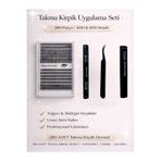 hıpnocosmetıc 280'li Takma Kirpik Seti,Yapıştırıcı Sabitleyici Çıkarıcı Ve Takma Kirpik Cımbızı (40 D 60 D)