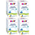 Hipp 1 Organik Combiotic Bebek Sütü 800 gr 0 - 6 Ay İçin Sütlü Toz Devam Sütü 4 Adet - Hediyesiz