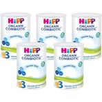 Hipp 3 10+ Ay 5x350 gr Organik Combiotic Devam Sütü