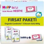 Hipp 3 Organik Combiotic 2x800 gr Bebek Sütü