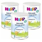 Hipp 3 Organik Combiotic 3x350 gr Devam Sütü