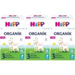 Hipp 3 Organik Keçi Sütü Bazlı 3x400 gr Devam Sütü