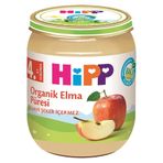 Hipp 4+ Ay 125 gr Organik Elma Püresi Kavanoz Maması