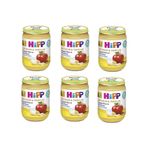 Hipp 4+ Ay 6x190 gr Organik Elma ve Muz Püresi Kavanoz Maması