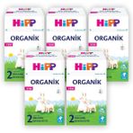 Hipp No:2 Organik Keçi Sütü Bazlı 6. Aydan İtibaren 5x400 gr Devam Sütü