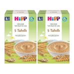 Hipp Organik 5 Tahıllı 2x200 gr Kaşık Maması