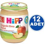 Hipp Organik Elma Püresi 12x125 gr Kavanoz Maması