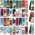 HIQE-FL 36 adet mıknatıslı ayraç, mıknatıslı kitap ayracı seti, Noel manyetik yan klipsler, manyetik kitap ayracı, sayfa işaretleri