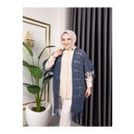 HİRA LİFE FASHİON Kadın Mevsimlik Saçaklı Ve Ajurlu Pamuk Triko Hırka