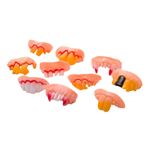 Hiraith Cosplay Için 10PCS Gerçekçi Fang Protez Oyuncak, Güvenli Malzemeli Plastik Dişler, Giyilmesi Kolay Ve Temiz, Kostüm Partileri Için Uygun, Tiyatro Gösterileri