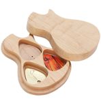 Hiraith Gitar Ahşap 10 × 7 × 2 Gitar Seçim Kutusu akçaağaç Ahşap 3 Seçtikleri Gitarist Hediyeler Enstrüman aksesuarları Seçim Gitar akçaağaç Ahşap