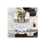 Hiras Dizayn Kalpli Just Married Düğün Banner Afişi Kına Gecesi Bride To Be Bekarlığa Veda Süsü 11parça
