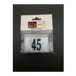 Hırdavat Kapı Numarası Dolap,raf,posta Kutusu Numarası 4x6 Cm 1 Den 45 E GEN345-45
