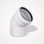 HIRDAVATÇIM06 50X45 Pvc Dirsek 50'lik 45 Derece Pimaş Atık Su Borusu Dönüş Parçası 2 Adet