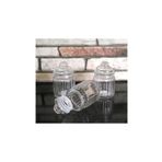 HIRDAVATGANİ Cam Kavanoz Set Baharatlık Vakumlu Kapak Küçük Boy 13cm