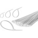 HIRDAWHAT 100 Adet Plastik Cırt Kelepçe Kablo Bağı Kablo Düzenleyici 3.6 x 300 mm