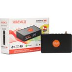HİREMCO Matrix PRO ANDROİD 10-Çanaklı-Çanaksız internet 4K Uydu Alıcısı-4/64 GB TKGS - Siyah