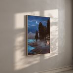 Hiroaki Takahashi Ahşap Çerçeveli Tablo, 50X70, Iıı
