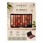 HİROS'H 54'lü Göz Far Paleti Yoğun Pigment Uzun Süre Kalıcı