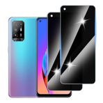 Hirshen [2 adet] Oppo A94 5G zırhlı koruma camı için görüş koruma folyosu, gözetleme önleyici mahremiyet koruma folyosu, 9H sertlik, çizilmez, kabarcıksız, anti spy