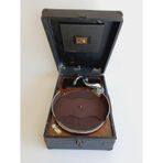 His Master's Voice Antika Çanta Gramofon 086 (Arızalı)