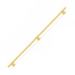 Hisar Altın Gold Metal Kulp 800 Mm Tırtıklı Desen Mobilya Çekmece Mutfak Dolabı Dolap Kulpları Kulbu