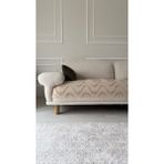 Hisar Home Bohem Dalgalı Ponponlu Koltuk Kanepe Çekyat Örtüsü 90X200 - 90 x 200 cm - Bej