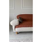 Hisar Home Bohem Püsküllü Çizgili Ponponlu Koltuk Örtüsü 190x220 cm Dekoratif Kanepe Çekyat Şalı Kaymaz Çok Amaçlı