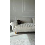 Hisar Home PÜSKÜLLÜ KABARIK PELUŞ YUMUŞAK TAVŞAN TÜYÜ KARE DESEN BOHEM KOLTUK ÖRTÜSÜ 3 KİŞİLİK (1 ADET)