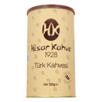 Hisar Kahve Hisar Türk Kahvesi Teneke 500 gr x 2 Paket