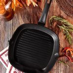 Hisar Milas Siyah 28 cm Granit Wok Tava